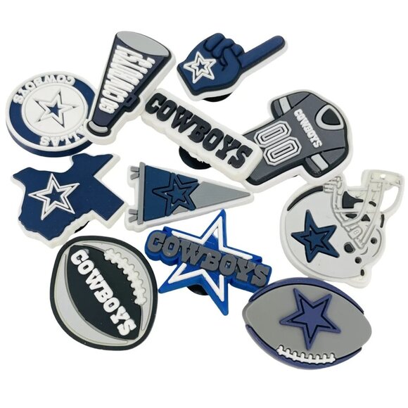 Unbranded Other - (11) LOT Dallas Cowboys NFL Football Team Shoe Clog Charms